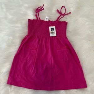 Baby Gap pink infant halter dress with bloomers 12-18 months